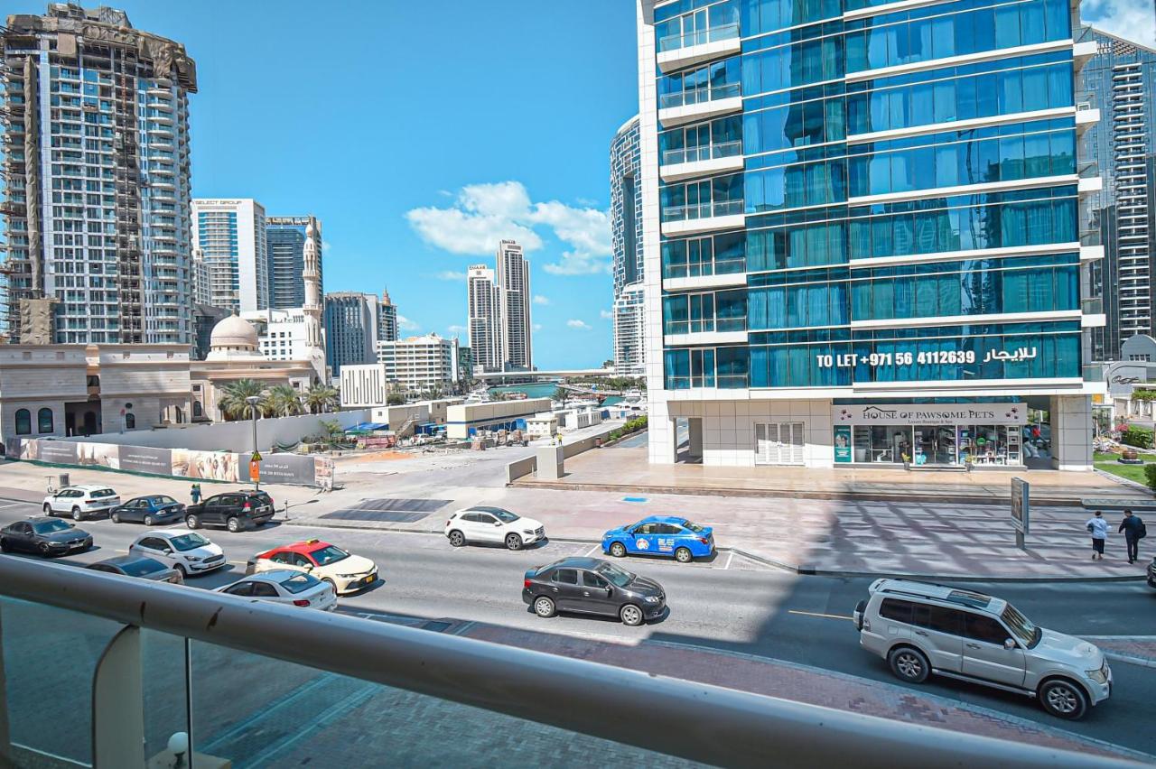 Luxury Escapes - Cozy 1 Bedroom With Study Room In Dubai Marina Park Tower Eksteriør bilde
